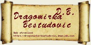 Dragomirka Bestudović vizit kartica